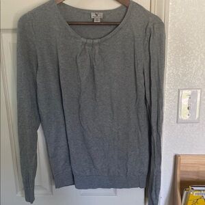 Worthington Heather Gray Knit Top